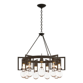 Apothecary Nine Light Chandelier in Dark Smoke (39|104360-SKT-07-ZM0572)