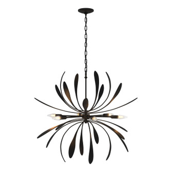 Dahlia Six Light Chandelier in Black (39|104350-SKT-10)