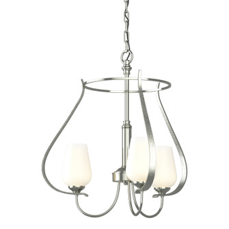 Flora Three Light Chandelier in Sterling (39|103047-SKT-85-GG0303)