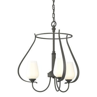 Flora Three Light Chandelier in Natural Iron (39|103047-SKT-20-GG0303)