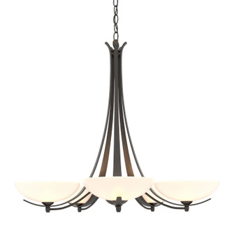 Aegis Five Light Chandelier in Oil Rubbed Bronze (39|101261-SKT-14-GG0123)