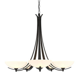 Aegis Aegis 5 Arm Chandelier in Black (39|101261-SKT-10-GG0123)