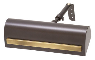 Classic Traditional One Light Picture Light in Mahogany Bronze with Antique Brass (30|TS8-MB/AB)