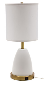 Rupert One Light Table Lamp in White (30|RU751-WT)