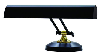 Piano/Desk Two Light Piano/Desk Lamp in Black & Brass (30|P14-250-617)