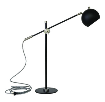 Orwell LED Table Lamp in Black w/Satin Nickel (30|OR750-BLKSN)