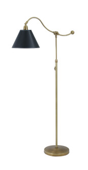 Hyde Park One Light Floor Lamp in Weathered Brass (30|HP700-WB-BP)