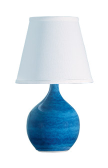 Scatchard One Light Table Lamp in Blue Gloss (30|GS50-BG)
