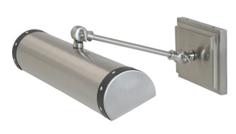 Steamer Two Light Picture Light in Satin Nickel w/Black (30|DST16-SNBLK)