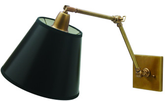 Library Light One Light Wall Sconce in Weathered Brass (30|DL20-WB)