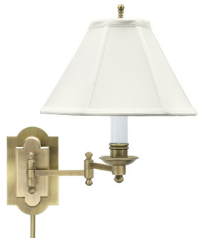 Club One Light Wall Sconce in Antique Brass (30|CL225-AB)