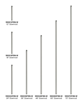 72'' Downrod Downrod in Brushed Nickel (13|990072FBN-W)