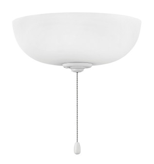Light Kit with Glass Bowl LED Fan Light Kit in Appliance White (13|930005FAW-WF)