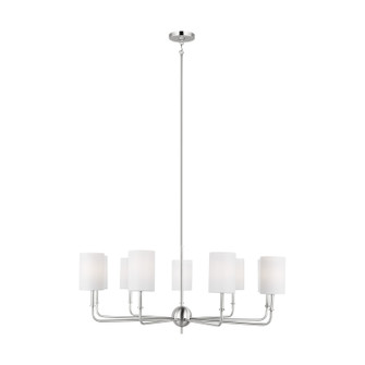 Foxdale Nine Light Chandelier in Brushed Nickel (454|3109309-962)