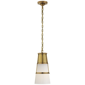 Robinson One Light Pendant in Hand-Rubbed Antique Brass (268|TOB 5752HAB-WG)