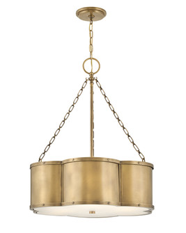 Chance LED Chandelier in Heritage Brass (13|4446HB)