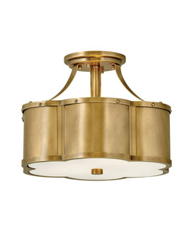 Chance LED Foyer Pendant in Heritage Brass (13|4443HB)