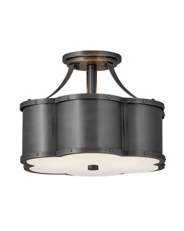 Chance LED Foyer Pendant in Blackened Brass (13|4443BLB)