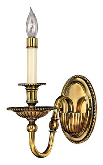 Cambridge LED Wall Sconce in Burnished Brass (13|4410BB)