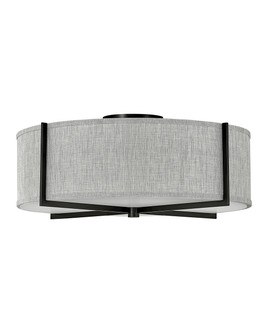Axis Heathered Gray LED Semi-Flush Mount in Black (13|41709BK)