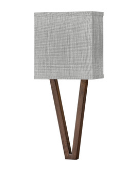 Vector Heathered Gray LED Wall Sconce in Walnut (13|41501WL)