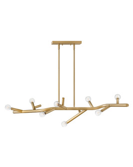 Twiggy LED Linear Chandelier in Light Brass (13|37095LB)