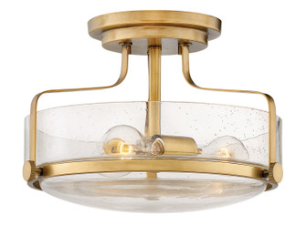 Harper LED Semi-Flush Mount in Heritage Brass (13|3641HB-CS)