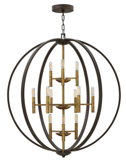 Euclid LED Foyer Chandelier in Spanish Bronze (13|3469SB)