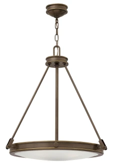 Collier LED Pendant in Light Oiled Bronze (13|3384LZ)
