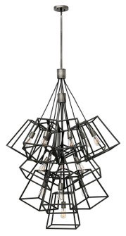 Fulton LED Foyer Pendant in Aged Zinc (13|3358DZ)