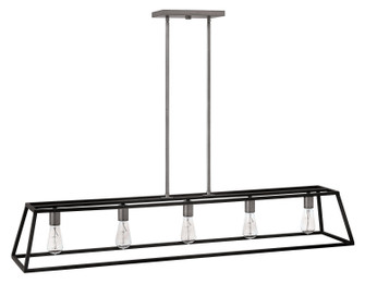 Fulton LED Chandelier in Aged Zinc (13|3335DZ)