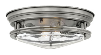 Hadley LED Flush Mount in Antique Nickel (13|3302AN-CL)
