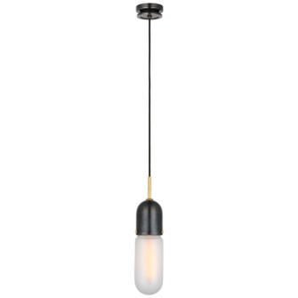 Junio LED Pendant in Bronze and Brass (268|TOB 5645BZ/HAB-FG-1)