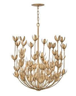 Flora LED Chandelier in Burnished Gold (13|30016BNG)