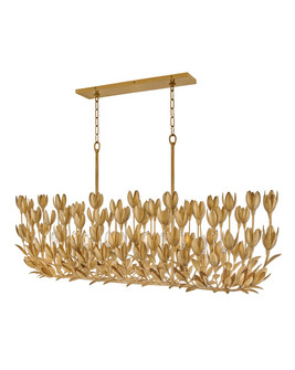 Flora LED Chandelier in Burnished Gold (13|30015BNG)