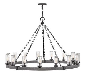 Sawyer LED Chandelier in Aged Zinc (13|29209DZ)