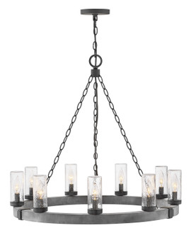 Sawyer LED Chandelier in Aged Zinc (13|29208DZ)