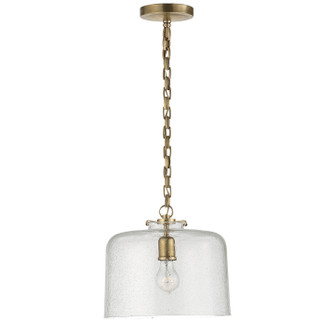 Katie Dome One Light Pendant in Hand-Rubbed Antique Brass (268|TOB 5226HAB/G5-SG)