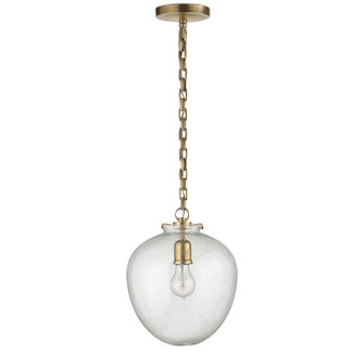 Katie Acorn One Light Pendant in Hand-Rubbed Antique Brass (268|TOB 5226HAB/G2-SG)