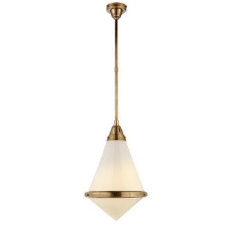 Gale One Light Pendant in Hand-Rubbed Antique Brass (268|TOB 5156HAB-WG)