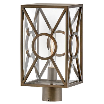 Brixton LED Post Top or Pier Mount Lantern in Burnished Bronze (13|18371BU)