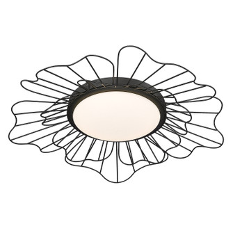 Yasmin LED Flush Mount in Natural Black (62|9132-FM24 NB-OP)
