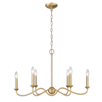 Tierney BCB Six Light Pendant in Brushed Champagne Bronze (62|8316-LP BCB)
