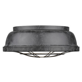 Bartlett Two Light Flush Mount in Black Patina (62|7312-FM BP)