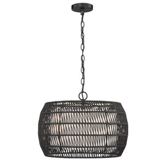 Everly Four Light Pendant in Matte Black (62|6805-4 BLK-MBR)