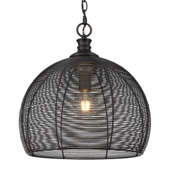 Calypso One Light Pendant in Matte Black (62|6802-M BLK)