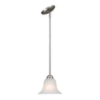 Chime One Light Mini Pendant in Pewter (62|4120 PW-MBL)