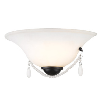 Priscilla One Light Wall Sconce in Matte Black (62|3719-WSC BLK-OP)