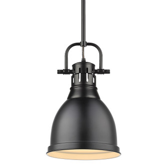 Duncan One Light Pendant in Matte Black (62|3604-S BLK-BLK)