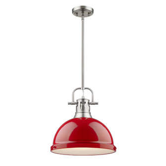 Duncan PW One Light Pendant in Pewter (62|3604-L PW-RD)